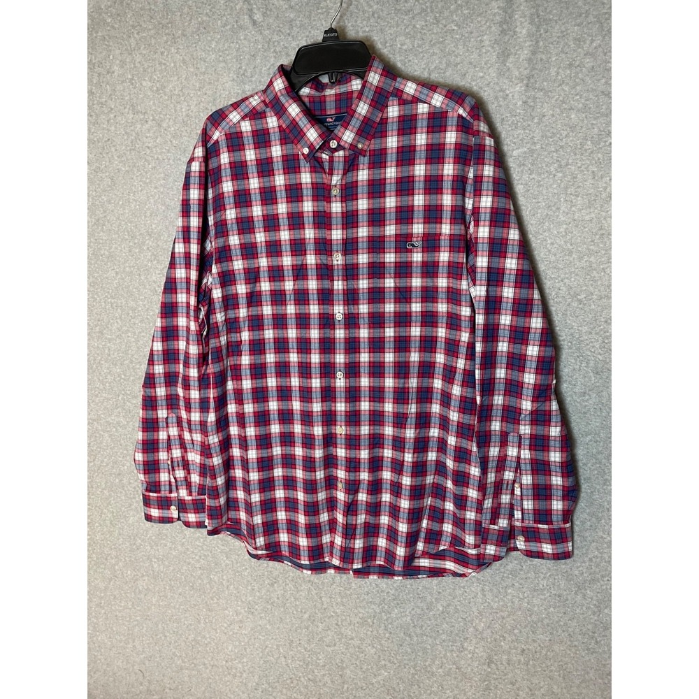 Vineyard Vines Classic Fit Tucker Shirt Mens XL Button Down Collar‎ Plaid